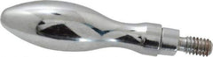 Gibraltar - 5/16-18 Threaded Stem, Revolving Handwheel & Machine Handle - Carbon Steel Bulb Shape Handle, 9/16" Long Carbon Steel Stem, 2-13/16" Handle Length, 3-3/8" OAL - USA Tool & Supply