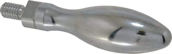 Gibraltar - 3/8-16 Threaded Stem, Revolving Handwheel & Machine Handle - Carbon Steel Bulb Shape Handle, 11/16" Long Carbon Steel Stem, 3-3/8" Handle Length, 4-1/16" OAL - USA Tool & Supply