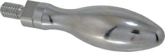 Gibraltar - 3/8-16 Threaded Stem, Revolving Handwheel & Machine Handle - Carbon Steel Bulb Shape Handle, 11/16" Long Carbon Steel Stem, 3-3/8" Handle Length, 4-1/16" OAL - USA Tool & Supply