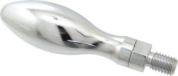 Gibraltar - 1/2-13 Threaded Stem, Revolving Handwheel & Machine Handle - Carbon Steel Bulb Shape Handle, 13/16" Long Carbon Steel Stem, 4" Handle Length, 4-13/16" OAL - USA Tool & Supply