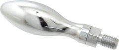 Gibraltar - 1/2-13 Threaded Stem, Revolving Handwheel & Machine Handle - Carbon Steel Bulb Shape Handle, 13/16" Long Carbon Steel Stem, 4" Handle Length, 4-13/16" OAL - USA Tool & Supply