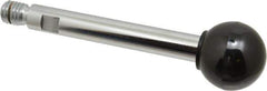 Gibraltar - 1/2-13 Stem, 1-3/8" Knob Diam, 9/16" Shaft Diam, Gear Lever Arm with Ball Knob - 5/8" Thread Length, 5" Handle Length, Steel Shaft, Phenolic Knob - USA Tool & Supply