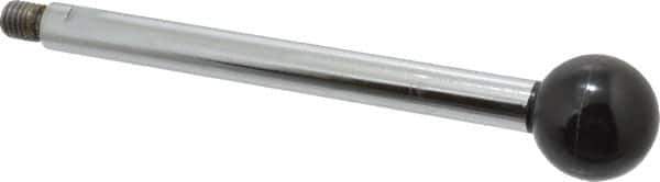 Gibraltar - 1/2-13 Stem, 1-1/2" Knob Diam, 5/8" Shaft Diam, Gear Lever Arm with Ball Knob - 5/8" Thread Length, 7.9" Handle Length, Steel Shaft, Phenolic Knob - USA Tool & Supply