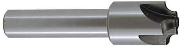 Keo - 13mm Radius, 1-1/2" Mill Diam, 4 Flute High Speed Steel Corner Rounding End Mill - Single End, Uncoated, 4-1/8" OAL, 1" Shank Diam - USA Tool & Supply