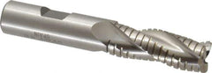 Value Collection - 5/8" Diam, 1-5/8" LOC, 3 Flute Cobalt Roughing & Finishing Square End Mill - Uncoated, 3-3/4" OAL, 5/8" Shank Diam, Weldon Shank, 30° Helix, Non-Centercutting - USA Tool & Supply