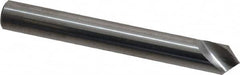 Hertel - 1/4" Head Diam, 1/4" Shank Diam, 1 Flute 90° Solid Carbide Countersink - USA Tool & Supply