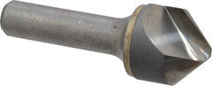 Hertel - 1" Head Diam, 1/2" Shank Diam, 1 Flute 90° Solid Carbide Countersink - USA Tool & Supply