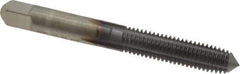 Hertel - M8x1.25 Metric Coarse D9 Thread Limit Plug Thread Forming Tap - High Speed Steel, TiCN Finish, 2-23/32" OAL - USA Tool & Supply