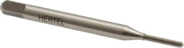 Hertel - #0-80 UNF H2 Thread Limit Bottoming Thread Forming Tap - High Speed Steel, 1-5/8" OAL - Exact Industrial Supply
