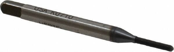 Hertel - #0-80 UNF H2 Thread Limit Bottoming Thread Forming Tap - High Speed Steel, TiCN Finish, 1-5/8" OAL - USA Tool & Supply