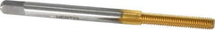 Hertel - M3x0.50 Metric Coarse D5 Thread Limit Bottoming Thread Forming Tap - High Speed Steel, TiN Finish, 1-15/16" OAL - USA Tool & Supply