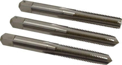 Hertel - 5/16-24 UNF, 4 Flute, Bottoming, Plug & Taper, Bright Finish, High Speed Steel Tap Set - 2-23/32" OAL, 2B/3B Class of Fit - USA Tool & Supply