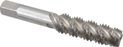Hertel - 5/8-11 UNC 4 Flute 3B Plug Spiral Flute Tap - High Speed Steel, 3-13/16" OAL, Right Hand Flute, Right Hand Thread, H3 - Exact Industrial Supply