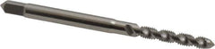 Hertel - M3x0.50 Metric Coarse 2 Flute 6H Plug Spiral Flute Tap - High Speed Steel, 1-15/16" OAL, Right Hand Flute, Right Hand Thread, D3 - Exact Industrial Supply