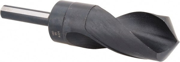 Hertel - 1-7/16" Drill, 118° Point, High Speed Steel Silver Deming & Reduced Shank Drill Bit - USA Tool & Supply