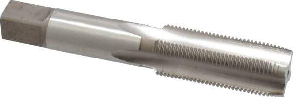 Hertel - M20x1.50 Metric Fine 4 Flute Bright Finish High Speed Steel Straight Flute Standard Hand Tap - Plug, Right Hand Thread, 4-15/32" OAL, D6 Limit - Exact Industrial Supply