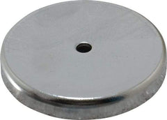 Mag-Mate - 2.03" Diam, 5/16" Cup Height, 5/16" Overall Height, 74 Lb Average Pull Force, 74 Lb Max Pull Force, Neodymium Rare Earth Cup Magnet - Through Hole Style, 3/16" Cup ID, 7/16" Magnet ID, Galvanized - USA Tool & Supply