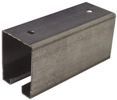 National Mfg. - 8 Ft Long, 450 Lb Capacity, Straight Boxrail - Galvanized, Series 5116 - USA Tool & Supply