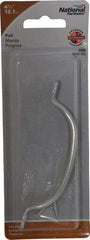 National Mfg. - 4.777" Long x 0.7" Wide x 1.005" High, Utility Pull - Zinc Plated, Steel, 4.153" Center to Center - USA Tool & Supply