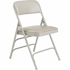 National Public Seating - Folding Chairs Pad Type: Folding Chair w/Vinyl Padded Seat Material: Vinyl; Steel - USA Tool & Supply