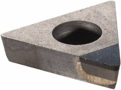 Kennametal - TPGW21.51 F Grade KD1425 Polycrystalline Diamond (PCD) Turning Insert - 60° Triangle, 1/4" Inscr Circle, 3/32" Thick, 1/64" Corner Radius - USA Tool & Supply