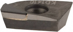 Kennametal - EC1004 Grade KD1410 PCD Milling Insert - Uncoated, 0.1476" Thick, 0.4mm Corner Radius - USA Tool & Supply