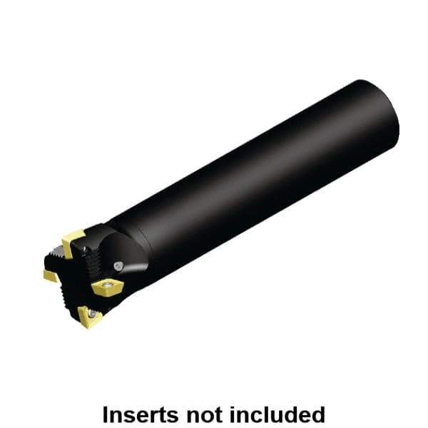 Kennametal - 32mm Cut Diam, 11mm Max Depth of Cut, 25mm Shank Diam,Indexable Plunge End Mill - Cylindrical Shank, SD.T 43.. Insert Style, Through Coolant - USA Tool & Supply