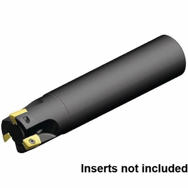 Kennametal - 1" Cut Diam, 1" Shank Diam, 7.989" OAL, Indexable Square Shoulder End Mill - Cylindrical Shank, 0° Lead Angle - USA Tool & Supply