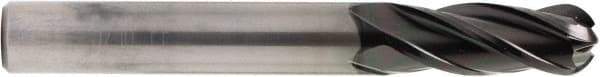 OSG - 1/8" Diam, 1/2" LOC, 4 Flute Solid Carbide Ball End Mill - Diamond Finish, Single End, 1-3/4" OAL, 1/8" Shank Diam, Spiral Flute - USA Tool & Supply