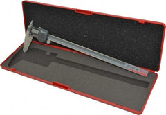 Starrett - 0 to 300mm Range, 0.01mm Resolution, IP67 Electronic Caliper - Stainless Steel with 2-1/2" Stainless Steel Jaws, 0.02mm Accuracy, Serial Output - USA Tool & Supply