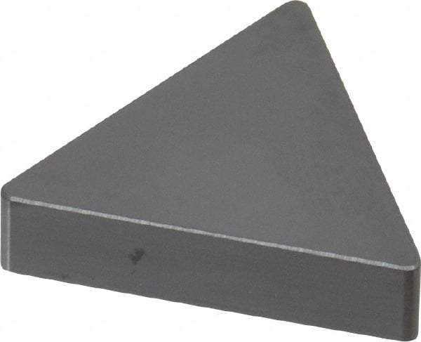 Kyocera - TNG432 T00825 Grade A65 Ceramic Turning Insert - Al2O3/TiC Finish, 60° Triangle, 1/2" Inscr Circle, 3/16" Thick, 1/32" Corner Radius - USA Tool & Supply