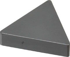 Kyocera - TNG432 T00825 Grade A65 Ceramic Turning Insert - Al2O3/TiC Finish, 60° Triangle, 1/2" Inscr Circle, 3/16" Thick, 1/32" Corner Radius - USA Tool & Supply