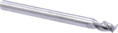 M.A. Ford - 5/32", 5/16" LOC, 5/32" Shank Diam, 2" OAL, 2 Flute, Solid Carbide Square End Mill - Single End, Uncoated, 37° Helix, Centercutting, Right Hand Cut, Right Hand Flute, Series 136 - USA Tool & Supply