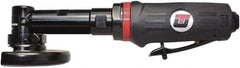 Universal Tool - 4" Wheel Diam, 17,000 RPM, Pneumatic Cutoff & Cutoff-Grinder Tool - Right Angle Handle, 1/4 NPT Inlet - USA Tool & Supply