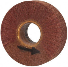 Brite Star - 6" Diam 220 Grit Aluminum Oxide Unmounted Flap Wheel - 2" Hole, 2" Wide, Density 7, Coated, Grade Very Fine, 3,400 Max RPM - USA Tool & Supply