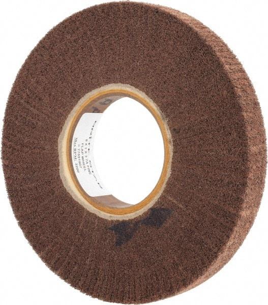 Brite Star - 8" Diam 180 Grit Aluminum Oxide Unmounted Flap Wheel - 3" Hole, 1" Wide, Density 7, Coated, Grade Fine, 3,200 Max RPM - USA Tool & Supply