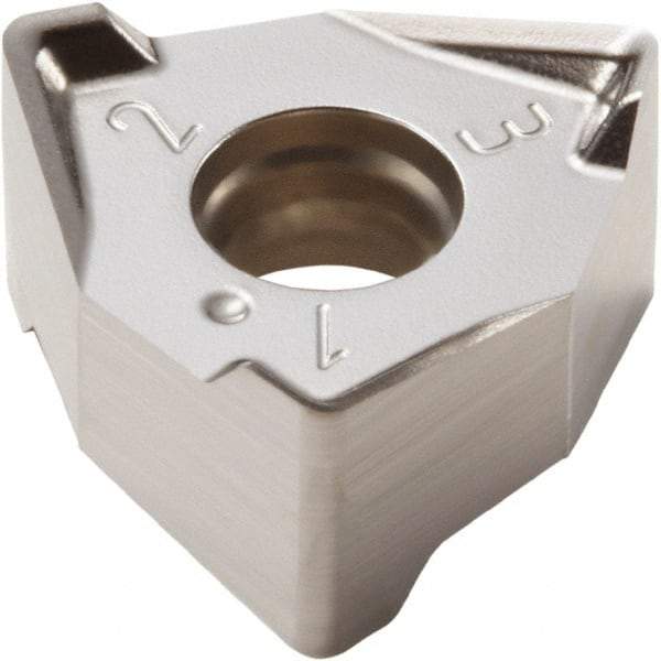 Seco - XNEX080608 M08 Grade H25 Carbide Milling Insert - Uncoated, 1/4" Thick, 0.491" Inscribed Circle - USA Tool & Supply