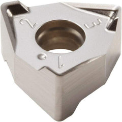 Seco - XNEX080608 M08 Grade H25 Carbide Milling Insert - Uncoated, 1/4" Thick, 0.491" Inscribed Circle - USA Tool & Supply