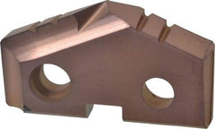 Allied Machine and Engineering - 1-3/32" Diam x 3/16" Thick, Seat Code 2, 132° Included Angle Spade Drill Insert - AM200 Coated, Cobalt, Grade Super Cobalt, Series GEN2 T-A - USA Tool & Supply