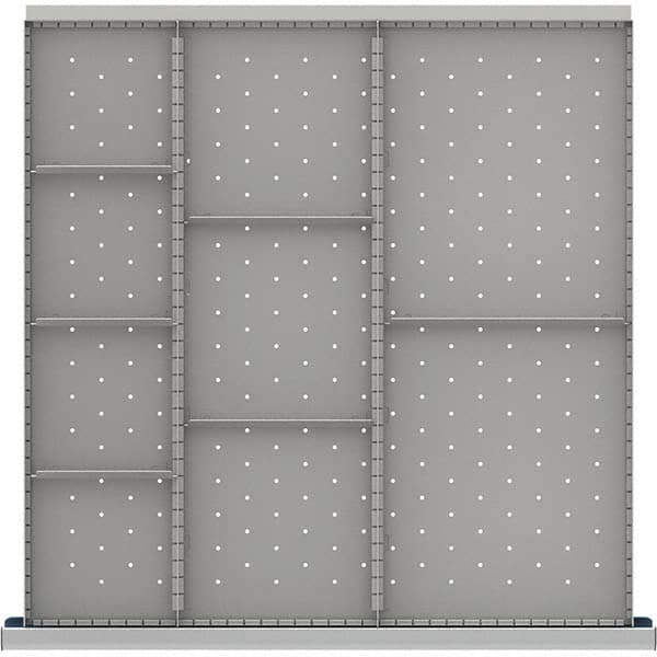 LISTA - 9-Compartment Drawer Divider Layout for 3.15" High Drawers - USA Tool & Supply