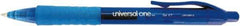 UNIVERSAL - Ball Tip Gel Roller Ball Pen - Blue - USA Tool & Supply