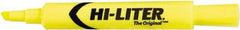 UNIVERSAL - Yellow Highlighter - Chisel Tip, AP Nontoxic Ink - USA Tool & Supply