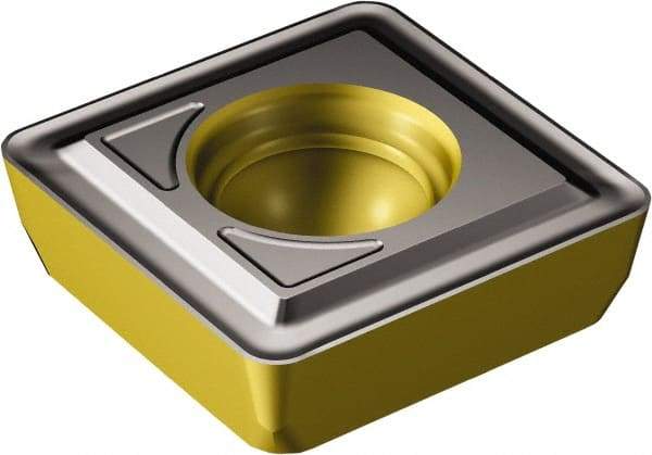 Sandvik Coromant - 880020205 GR Grade 4334 Carbide Indexable Drill Insert - TiCN/Al2O3/TiN Finish, Square, 5.1mm Inscribed Circle - USA Tool & Supply