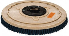 PRO-SOURCE - 20" Diam Scrubbing Brush - 20" Machine, 1-1/2" Trim Length, Blue Pad, Silicone Carbide & Nylon - USA Tool & Supply