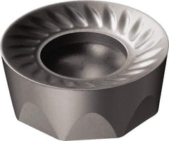 Sandvik Coromant - RCKT1204M0 PM Grade S30T Carbide Milling Insert - TiAlN2 Finish, 4.76mm Thick, 12mm Inscribed Circle, 6mm Corner Radius - USA Tool & Supply