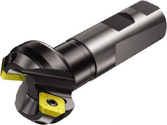Sandvik Coromant - 2" Cut Diam, 0.24" Max Depth of Cut, 45° Indexable Chamfer & Angle Face Mill - 4 Inserts, R245-12T3.. Insert, Right Hand Cut, Series CoroMill 245 - USA Tool & Supply