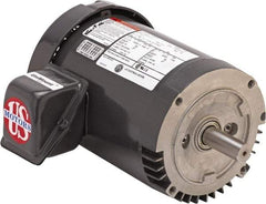 US Motors - 5 hp, TEFC Enclosure, No Thermal Protection, 3,515 RPM, 208-230/460 Volt, 60 Hz, Three Phase Premium Efficient Motor - Size 184 Frame, C-Face Mount, 1 Speed, Double Shielded Ball Bearings, 13.6-12.1/6.1 Full Load Amps, F Class Insulation - USA Tool & Supply