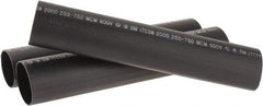 3M - 12" Long, 4:1, Polyolefin Heat Shrink Electrical Tubing - Black - USA Tool & Supply