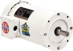 US Motors - 1 hp, TEFC Enclosure, No Thermal Protection, 1,725 RPM, 208-230/460 Volt, 60 Hz, Three Phase Premium Efficient Motor - Size 143 Frame, C-Face Mount, 1 Speed, Double Sealed Ball Bearings, 3.4-3.3/1.7 Full Load Amps, F Class Insulation - USA Tool & Supply