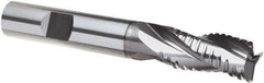 Guhring - 3/4", 1-1/2" LOC, 3/4" Shank Diam, 4" OAL, 3 Flute, Solid Carbide Square End Mill - Single End, Uncoated, Spiral Flute, 29/30/31° Helix, Centercutting, Right Hand Cut, Right Hand Flute, Series 4266 - USA Tool & Supply